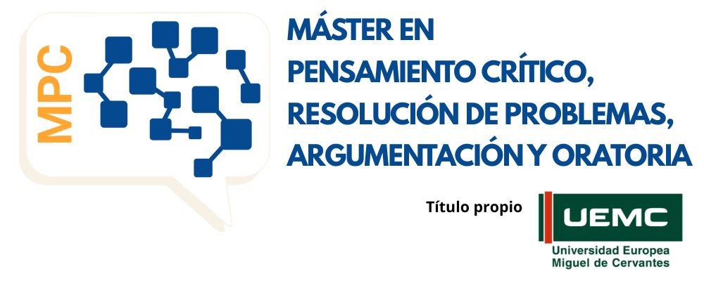 Máster en Pensamiento Crítico, Resolución de Problemas, Argumentación y Oratoria